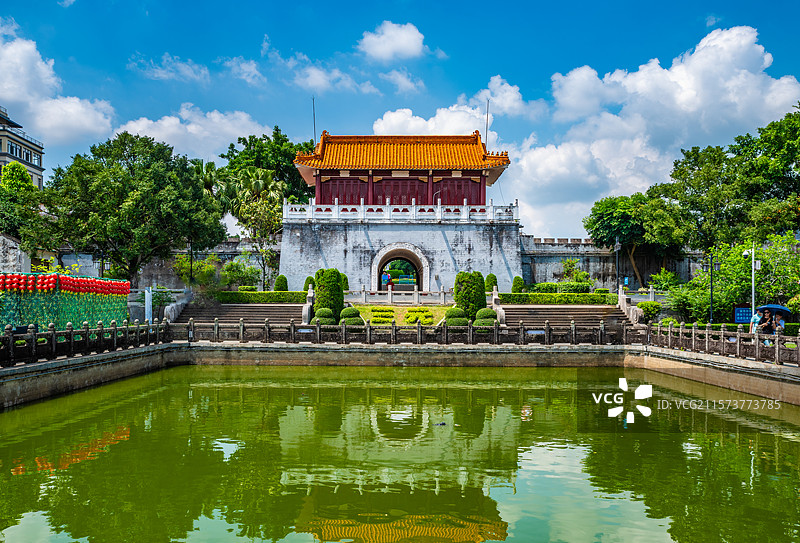 三元塔公园图片素材