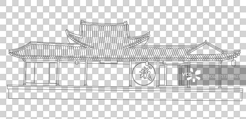 温州苍坡古村图片素材