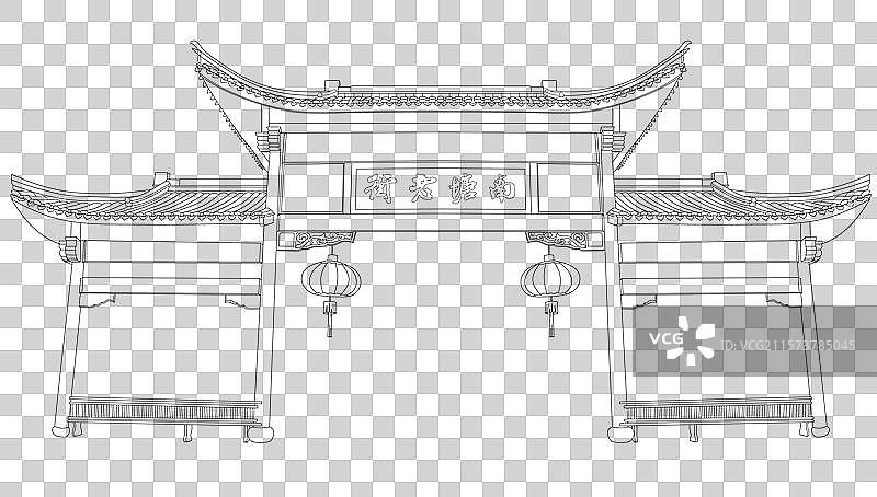 温州南塘老街图片素材