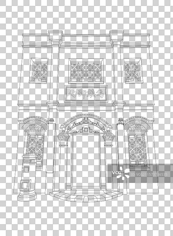 乌镇邮局图片素材