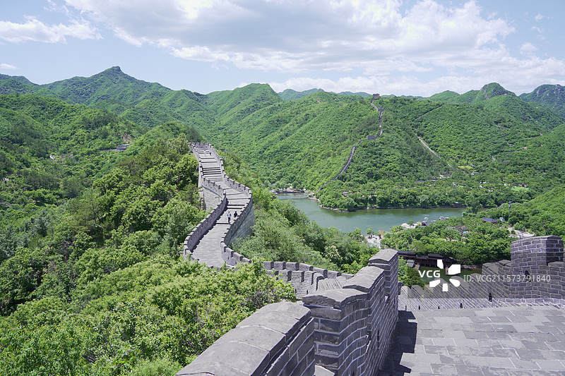 水长城——蜿蜒纵横图片素材