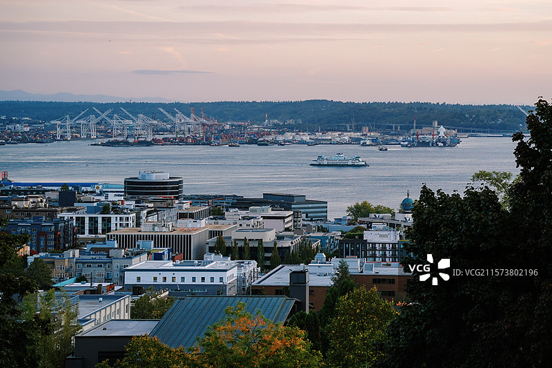 西雅图港口图片素材