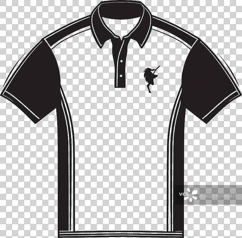 城市魅力复古混搭标志的Polo衫图片素材