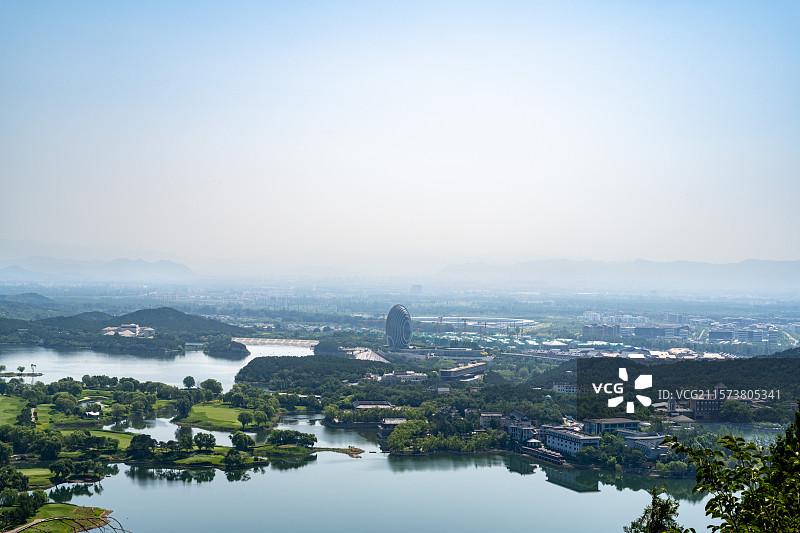 北京雁栖湖夏日风景图片素材