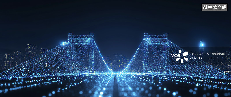 【AI数字艺术】未来城市夜景图片素材