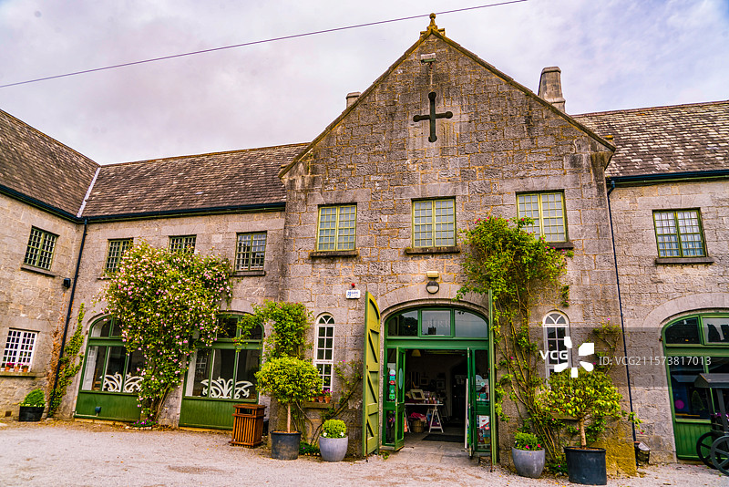 英国爱尔兰中部的奥法利郡比尔城堡巨型望远镜图片素材