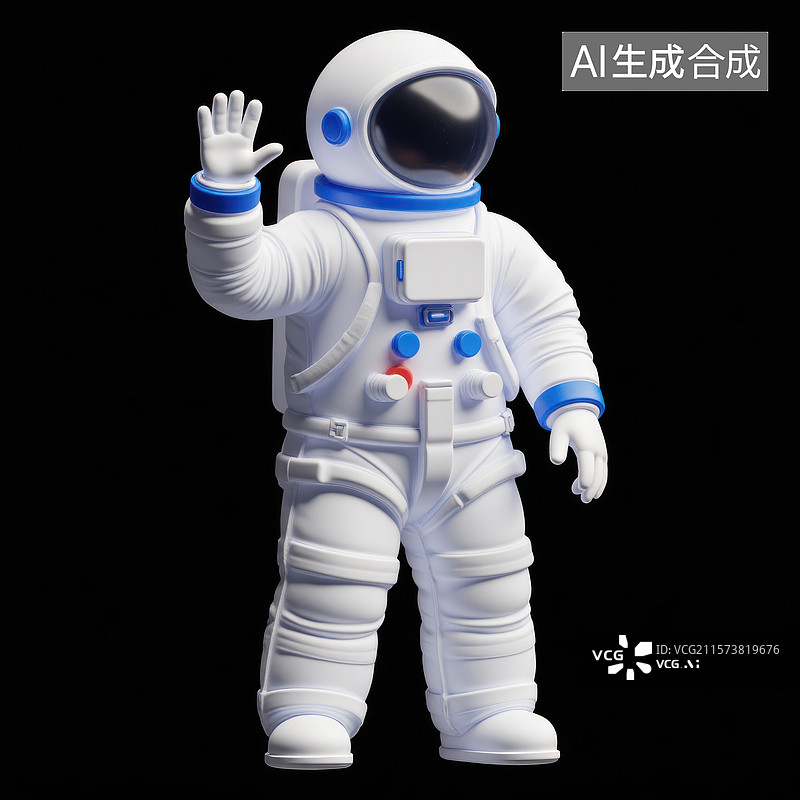 【AI数字艺术】未来科技探索者，宇航员，宇宙太空科技航天图片素材