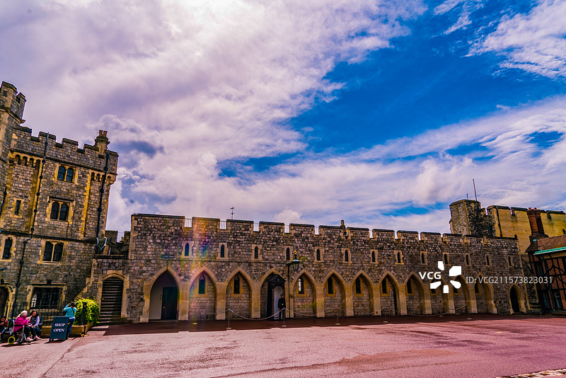 英国英格兰东南部区域伯克郡温莎堡图片素材