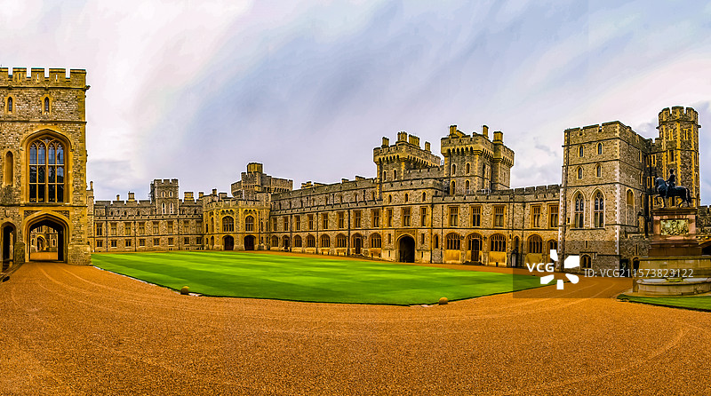 英国英格兰东南部区域伯克郡温莎堡图片素材