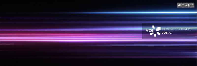 【AI数字艺术】抽象彩色光线轨迹图片素材