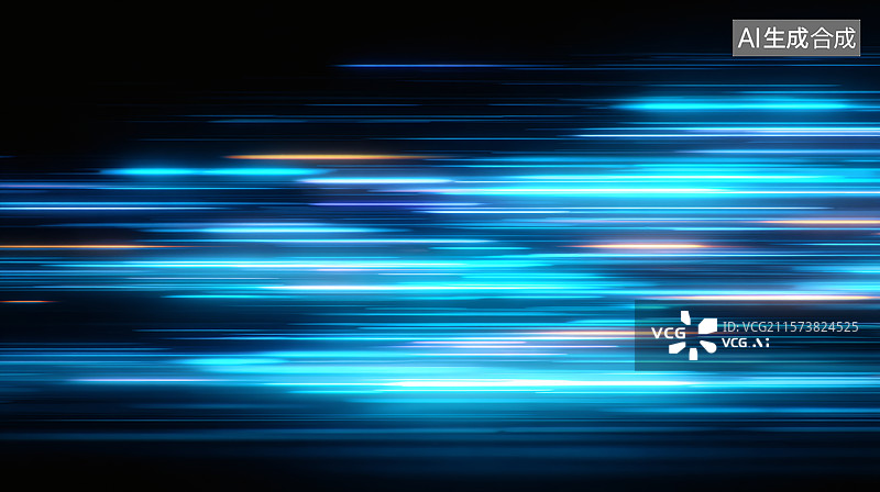 【AI数字艺术】抽象光影轨迹图片素材