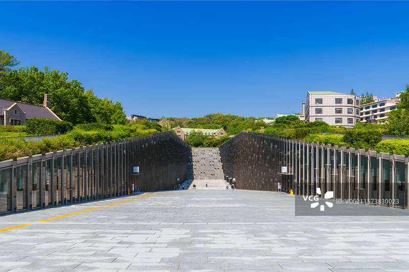 韩国首尔特别市，西大门区，梨花女子大学이화여자대학교，Ewha Womans University图片素材