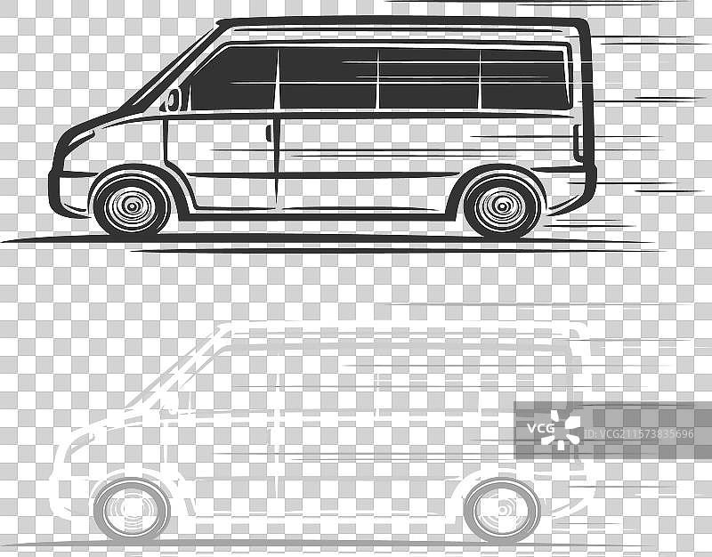 小巴士的标志图片素材