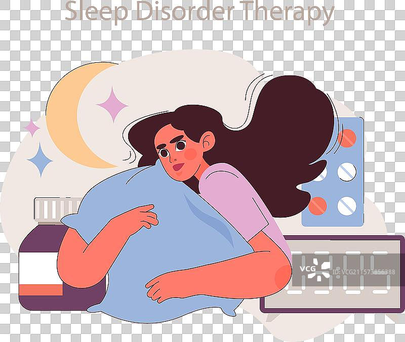 睡眠障碍治疗图片素材