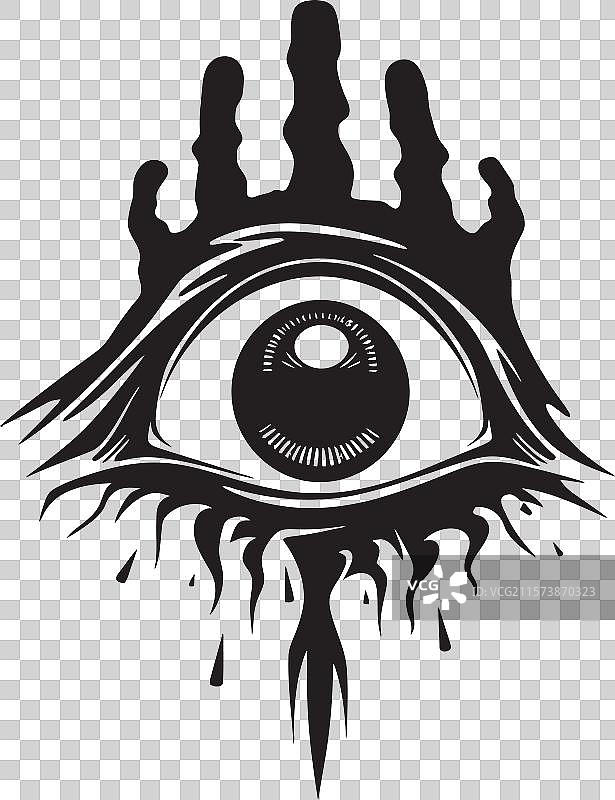 深渊凝视 邪恶的预言者 地狱火焰的幻象 恶魔图片素材