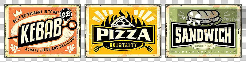 复古餐厅招牌图片素材