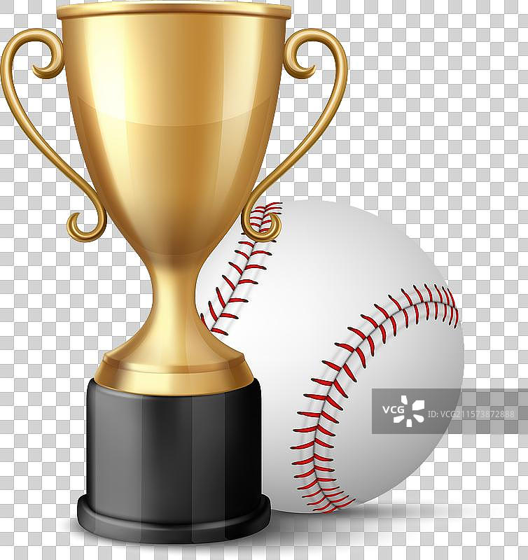 3D 真实金属黄色金色冠军图片素材