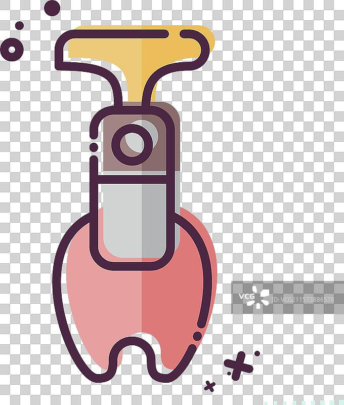 与厨房工具符号相关的苹果去核器图标图片素材