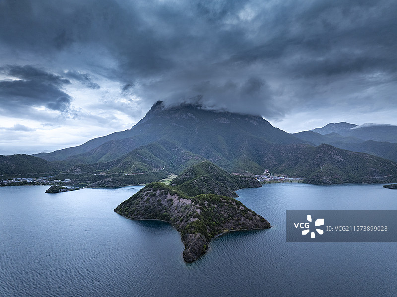 云南丽江泸沽湖景区图片素材