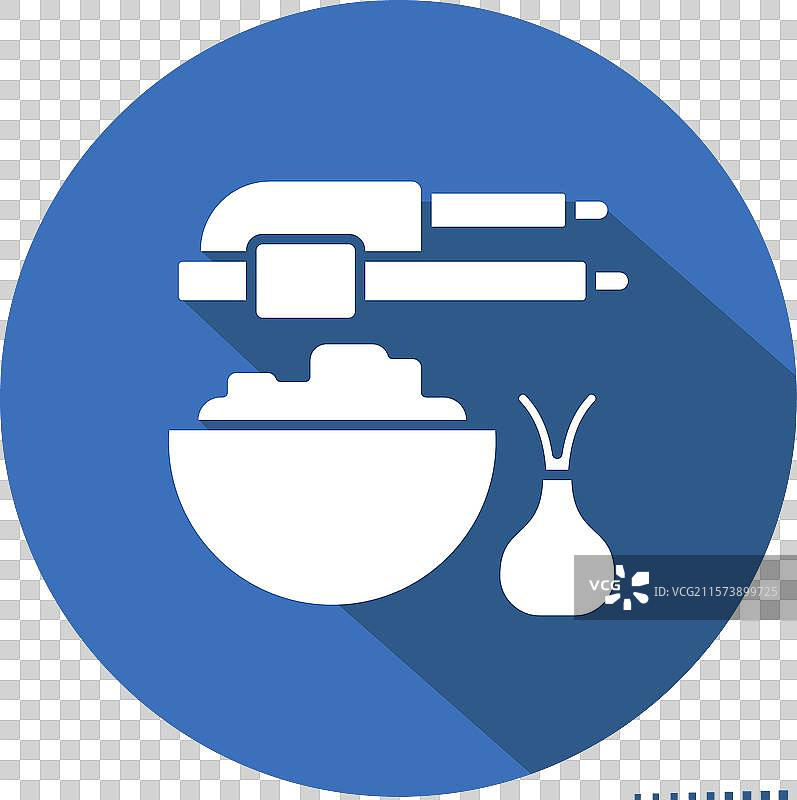 厨房工具符号的蒜压器图标图片素材