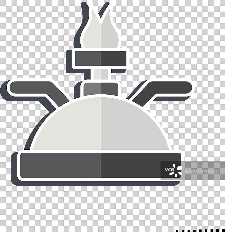 与厨房工具相关的燃气灶图标图片素材