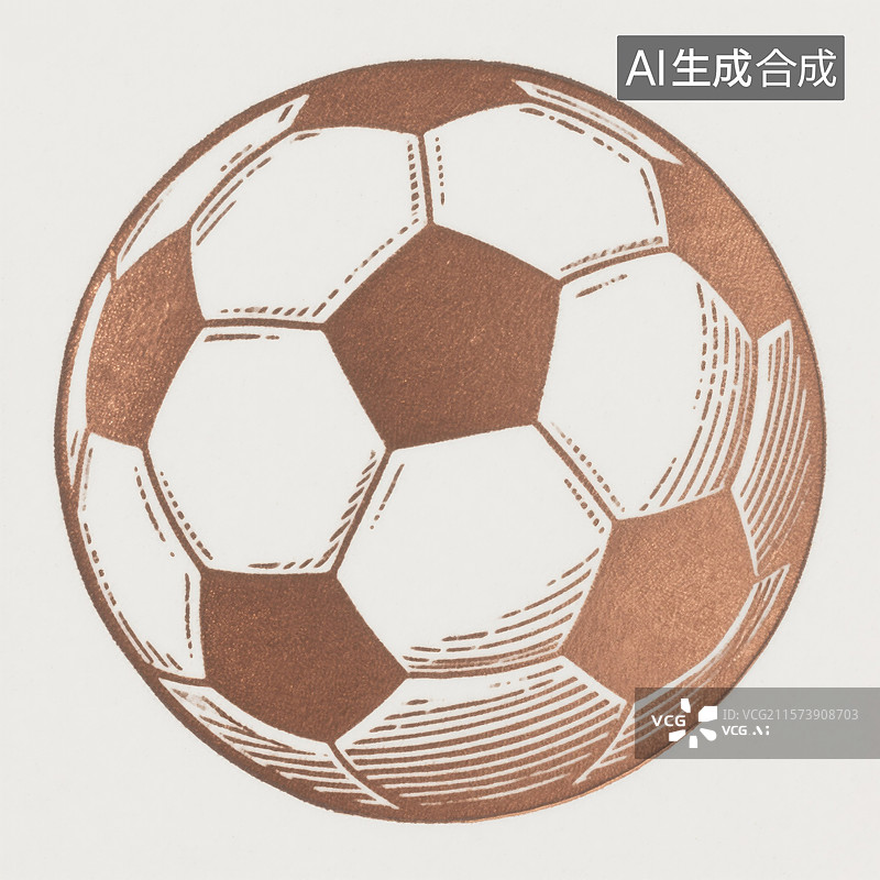 【AI数字艺术】精细足球版画插画传统文化教育书籍配图多用途商业设计体育品牌、出版和企业活动图片素材