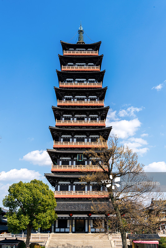 江苏扬州栖灵塔图片素材