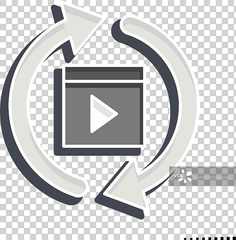 与电影相关的图标符号图片素材