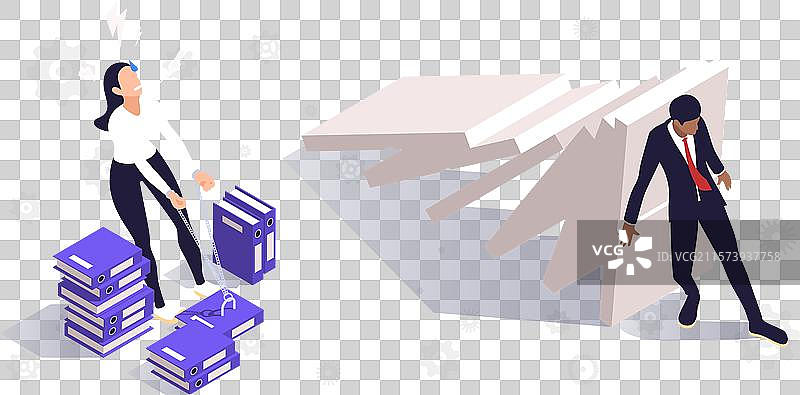 自由职业者，男人躺在沙发上，女人在旁边。图片素材