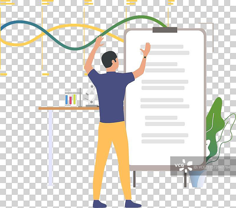 项目经理正在审查图表图片素材