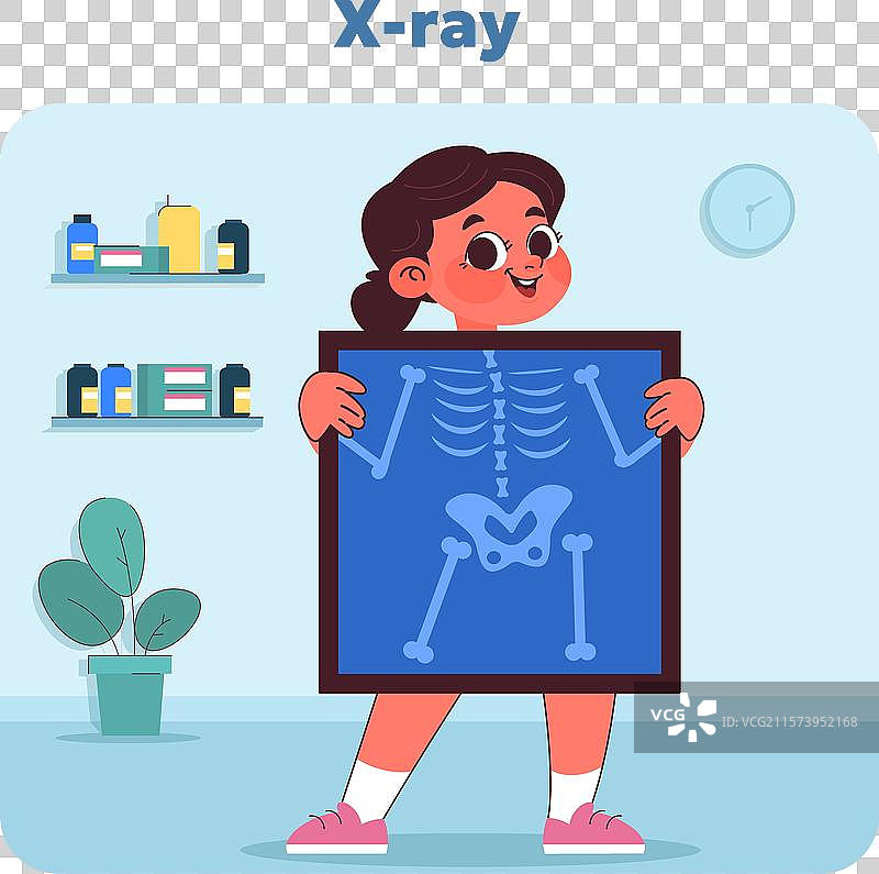 儿科放射学概念图片素材
