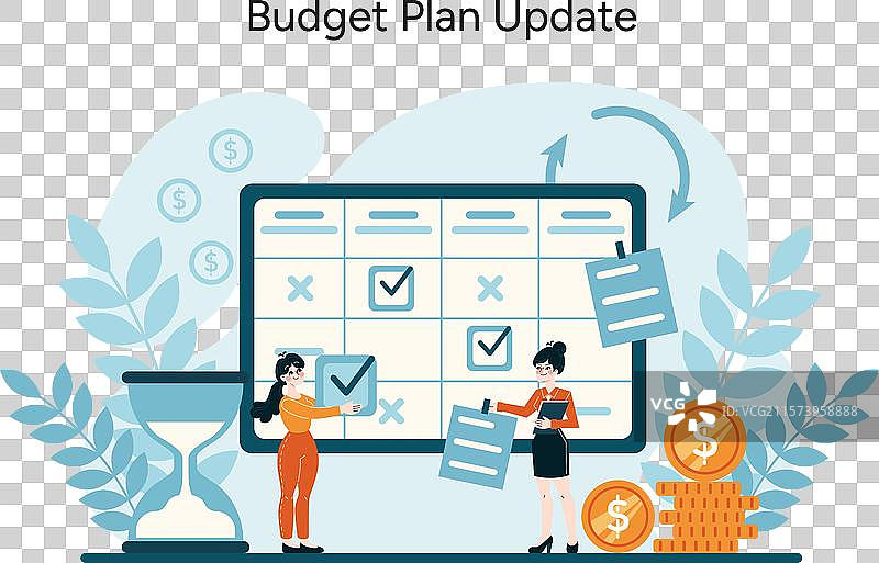 财政的动态调整与重新对齐图片素材