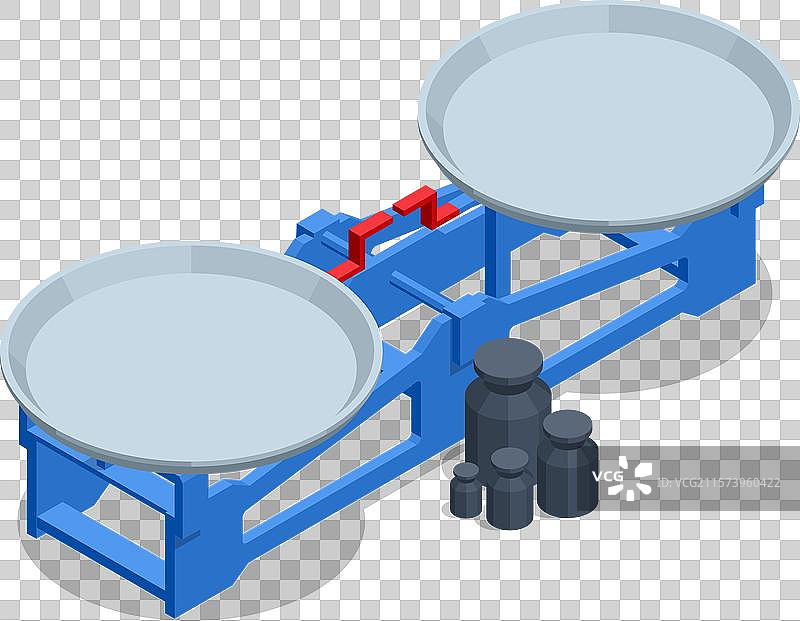 等距平衡秤，双盘平衡秤图片素材