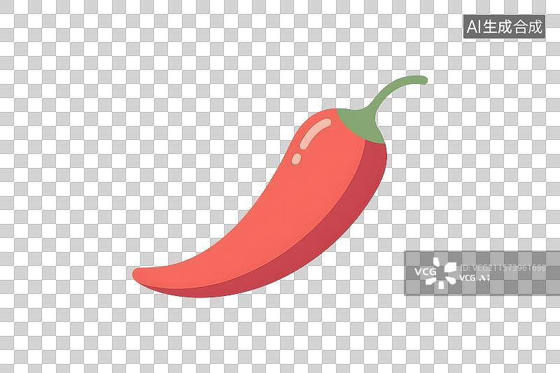 【AI数字艺术】辣椒插画免扣元素图片素材