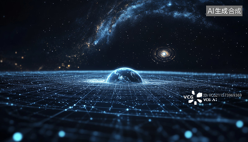 【AI数字艺术】星际迷航的梦幻之旅图片素材