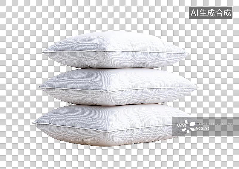【AI数字艺术】【免抠png素材】几个放在一起的枕头图片素材