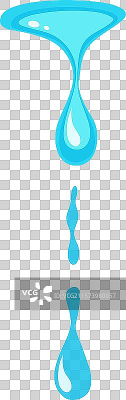 一个蓝色水滴形状的图标图片素材