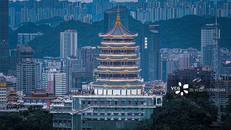 贵阳东山寺图片素材