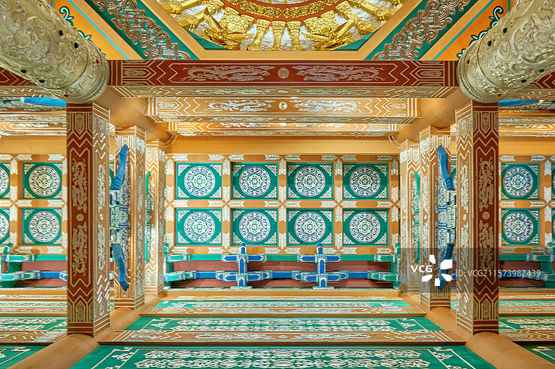 仿元大都都城，蒙古源流，鄂尔多斯文化产业园图片素材