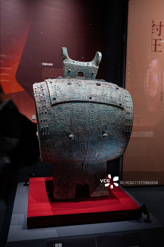 湖北省崇阳青铜鼓图片素材