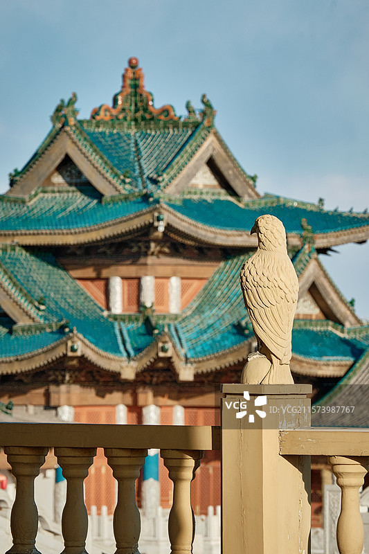 仿元大都都城，蒙古源流，鄂尔多斯文化产业园图片素材