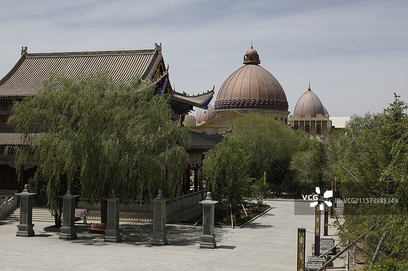 甘肃省金昌市永昌县骊靬古城图片素材