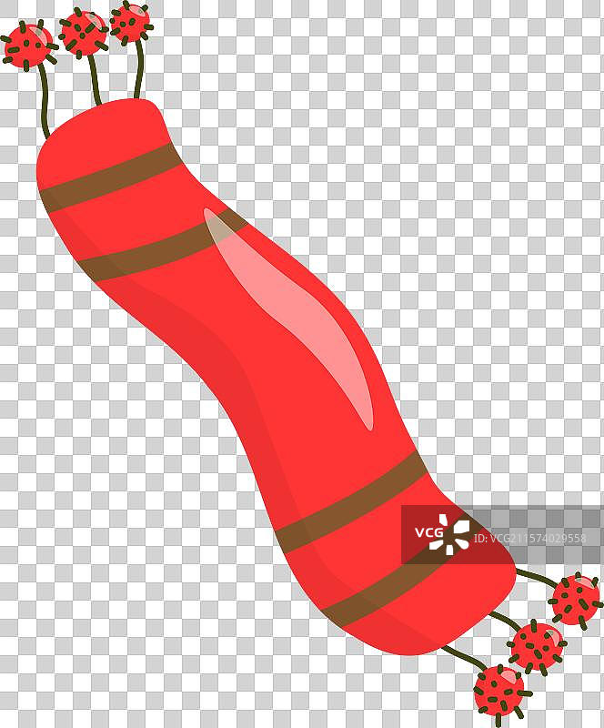 温暖的冬季条纹围巾图片素材