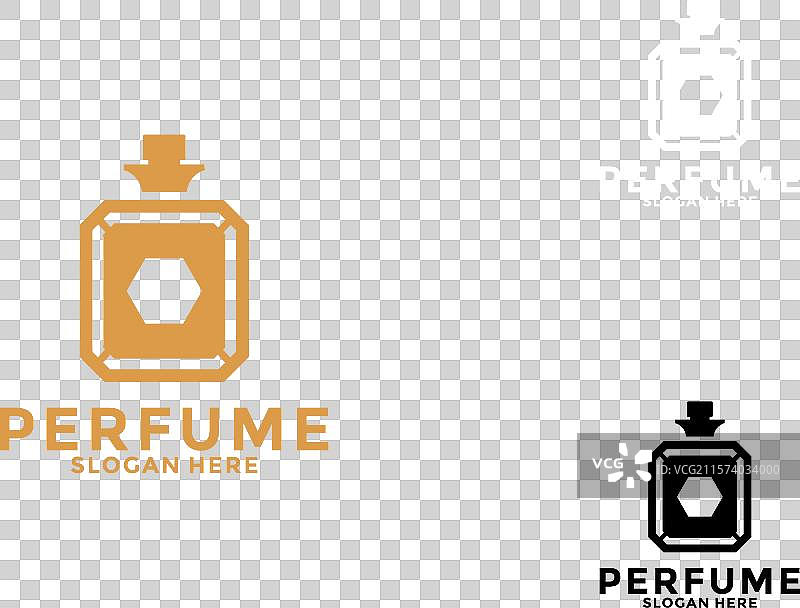 简单优雅的香水标志 香水瓶标志图片素材