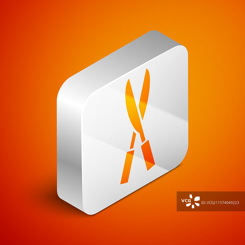 等距手工园艺剪刀图片素材