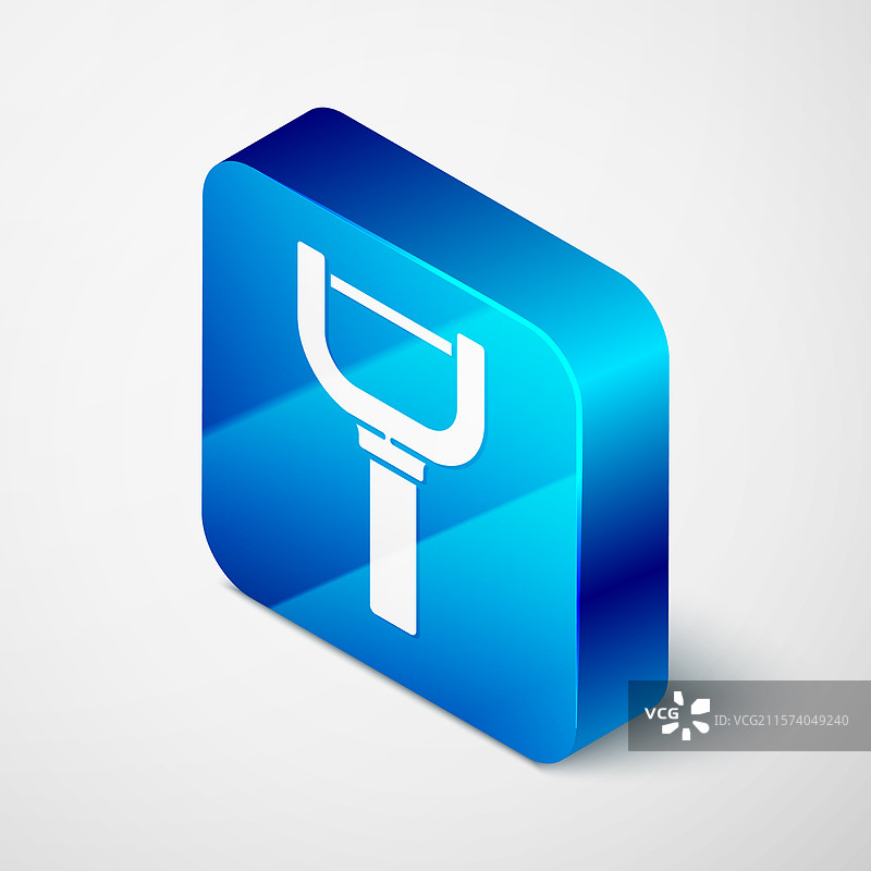 等距削皮器图标，背景为灰色图片素材