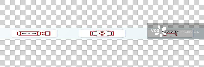 剃须刀、理发店的剃须刷和刀片图片素材