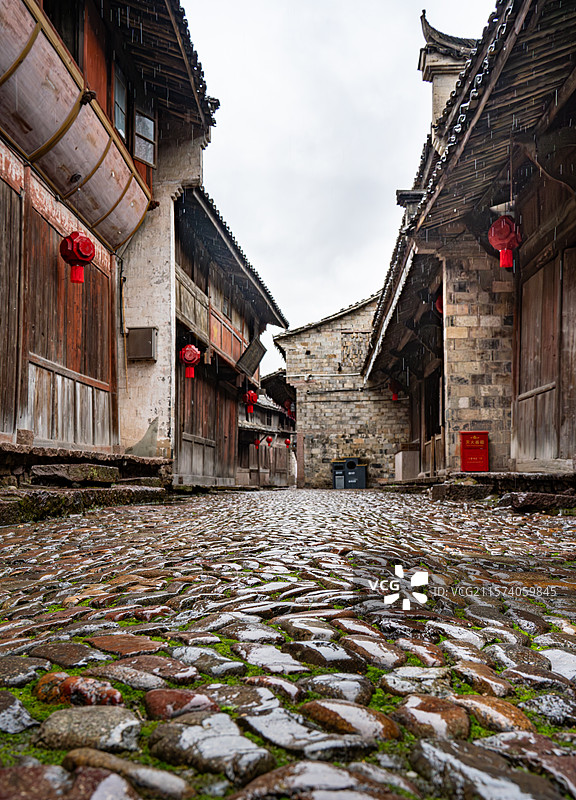 皤滩古镇风光图片素材