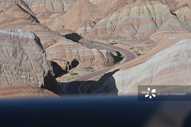 张掖七彩丹霞图片素材