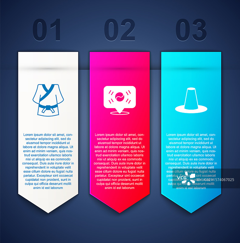 设置韩服地点在韩国，并佩戴韩国帽子图片素材